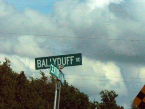BallyDuff Sign Look for the Sign
