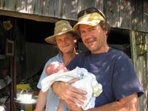 Jessalynn's first day at the garden.